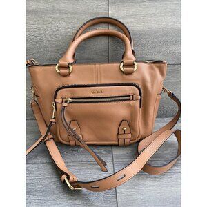 LODIS Large Leather Sport Satchel - Ellie Saddle Bag